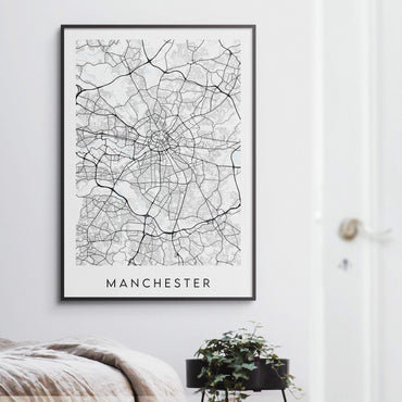 Manchester Map Print