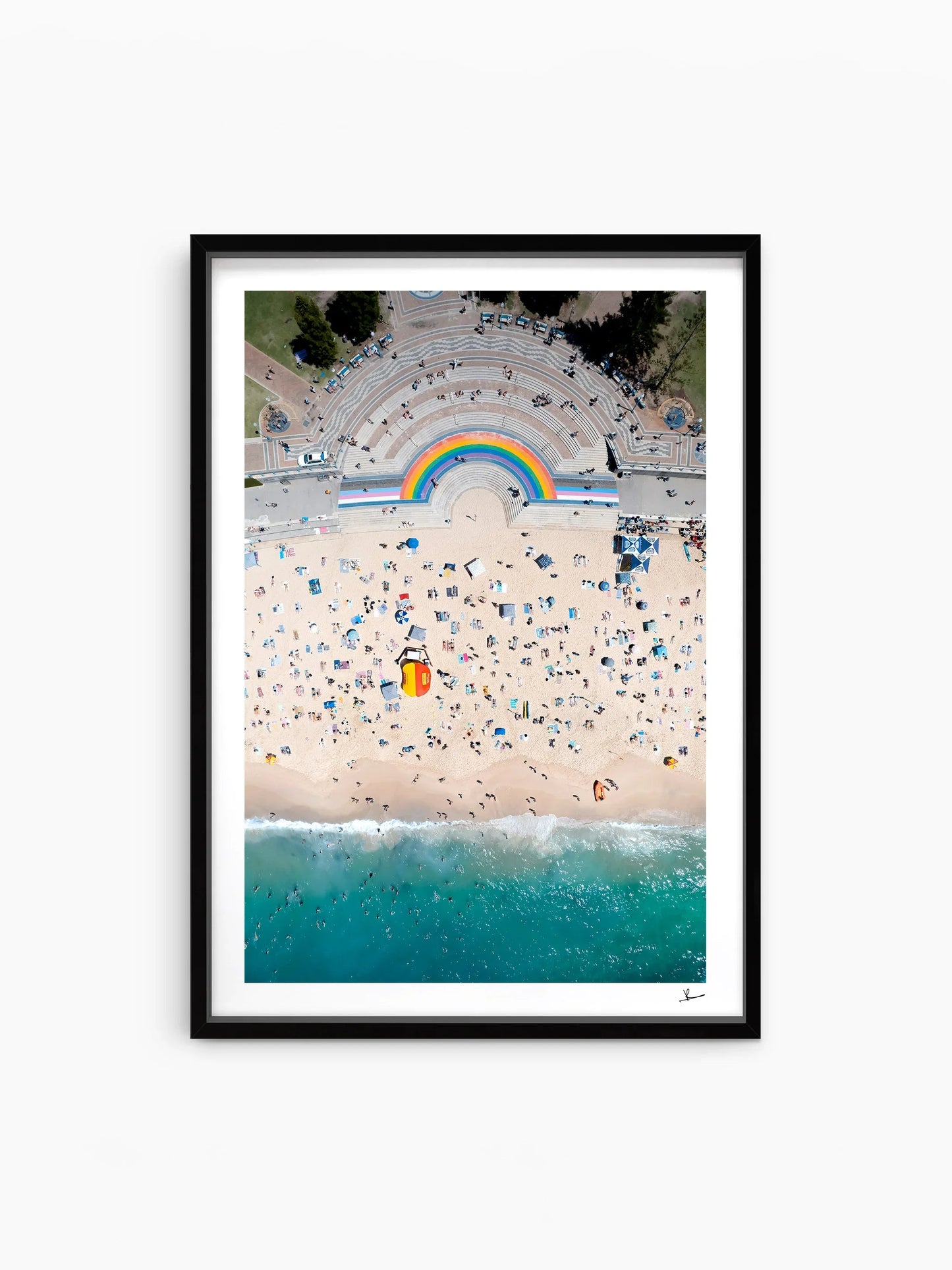 Coogee Beach Rainbow - Sydney Wall Art Print