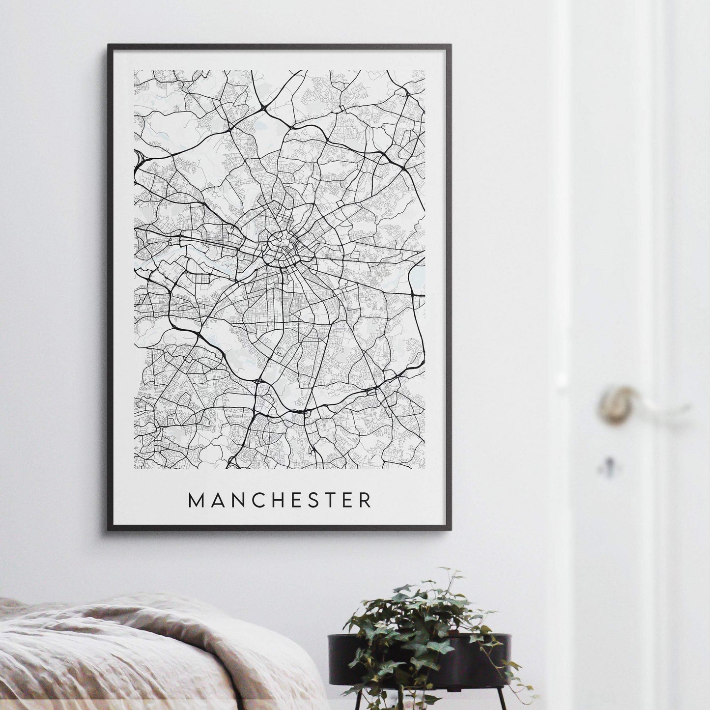 Manchester Map Print