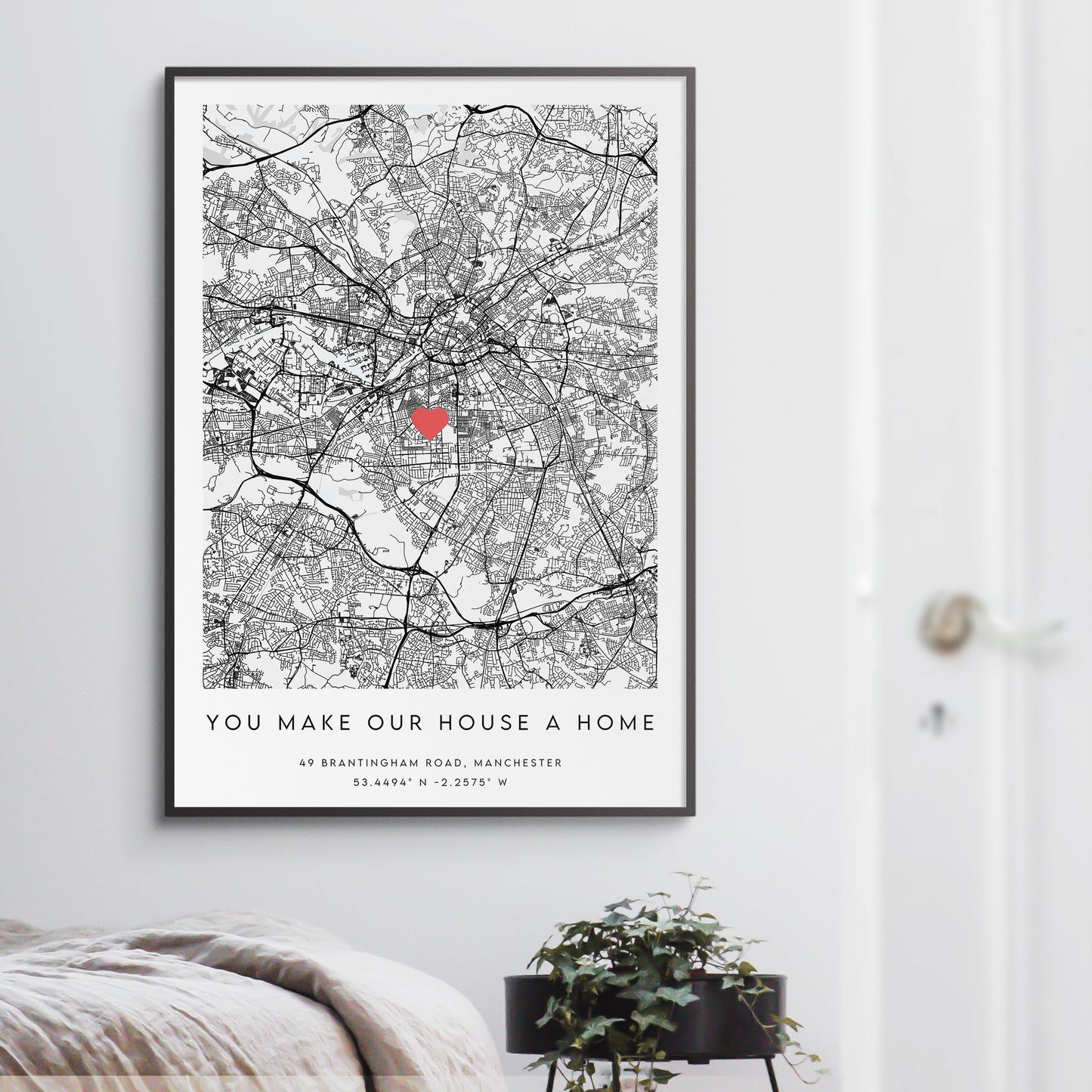 London-You Make Our House A Home Map Print